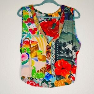 James World 80's Retro Vest L